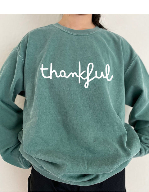Thankful Sweatshirt, Fall Sweatshirt, Thanksgiving Shirts Women, Thankful Mom, Unisex crewneck sweatshirt, Thankful Sweatshirt for Women,