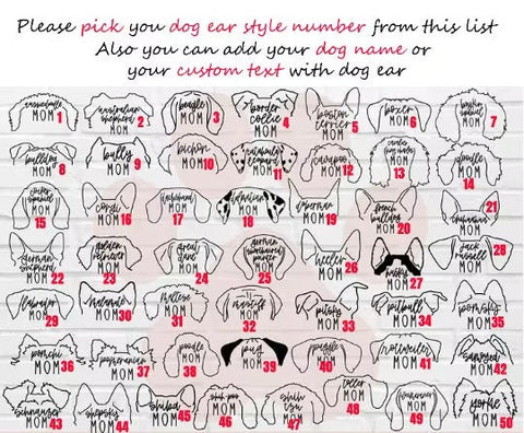 Custom Dog Ears T-shirt, Dog Mom, Dog Lover shirt, Dog People shirt