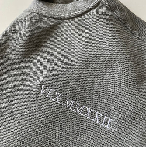 Custom Roman Numeral T-shirts, Personalized Tee, Roman Numeral Date Gifts for Couples, Birthday Date Gift, Anniversary Date,Comfort Colors