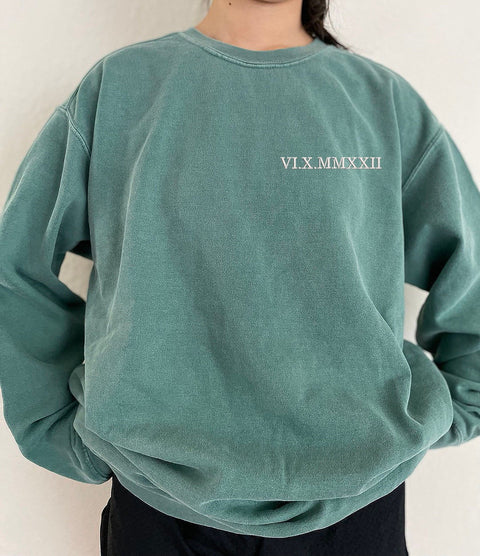 Custom Roman Numeral T-shirts, Personalized Tee, Roman Numeral Date Gifts for Couples, Birthday Date Gift, Anniversary Date,Comfort Colors